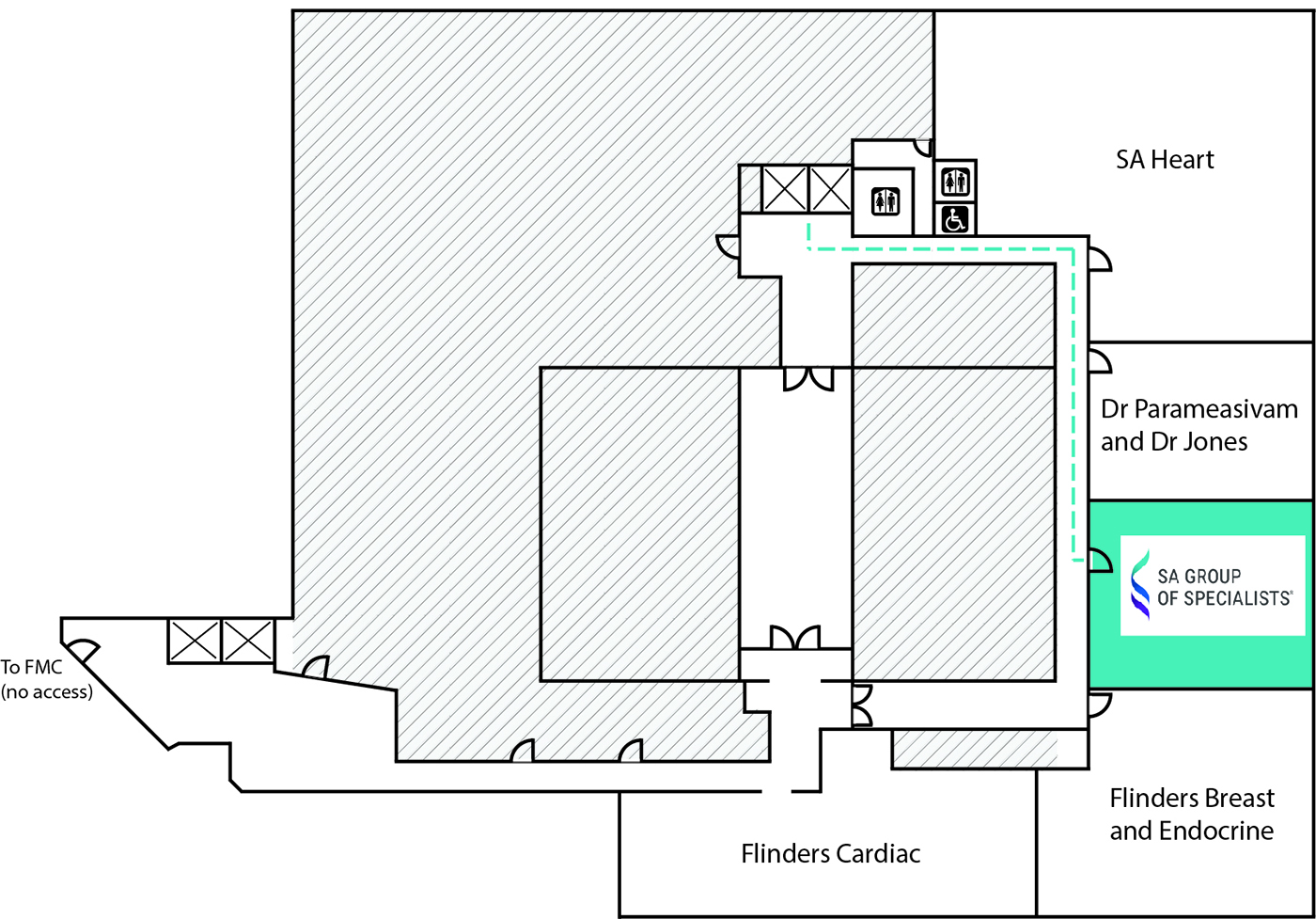 IBD SA | Comprehensive Crohn's & Colitis Care - Flinders Private Hospital wayfinder image