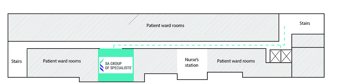 IBD SA | Comprehensive Crohn's & Colitis Care - Western Hospital wayfinder image